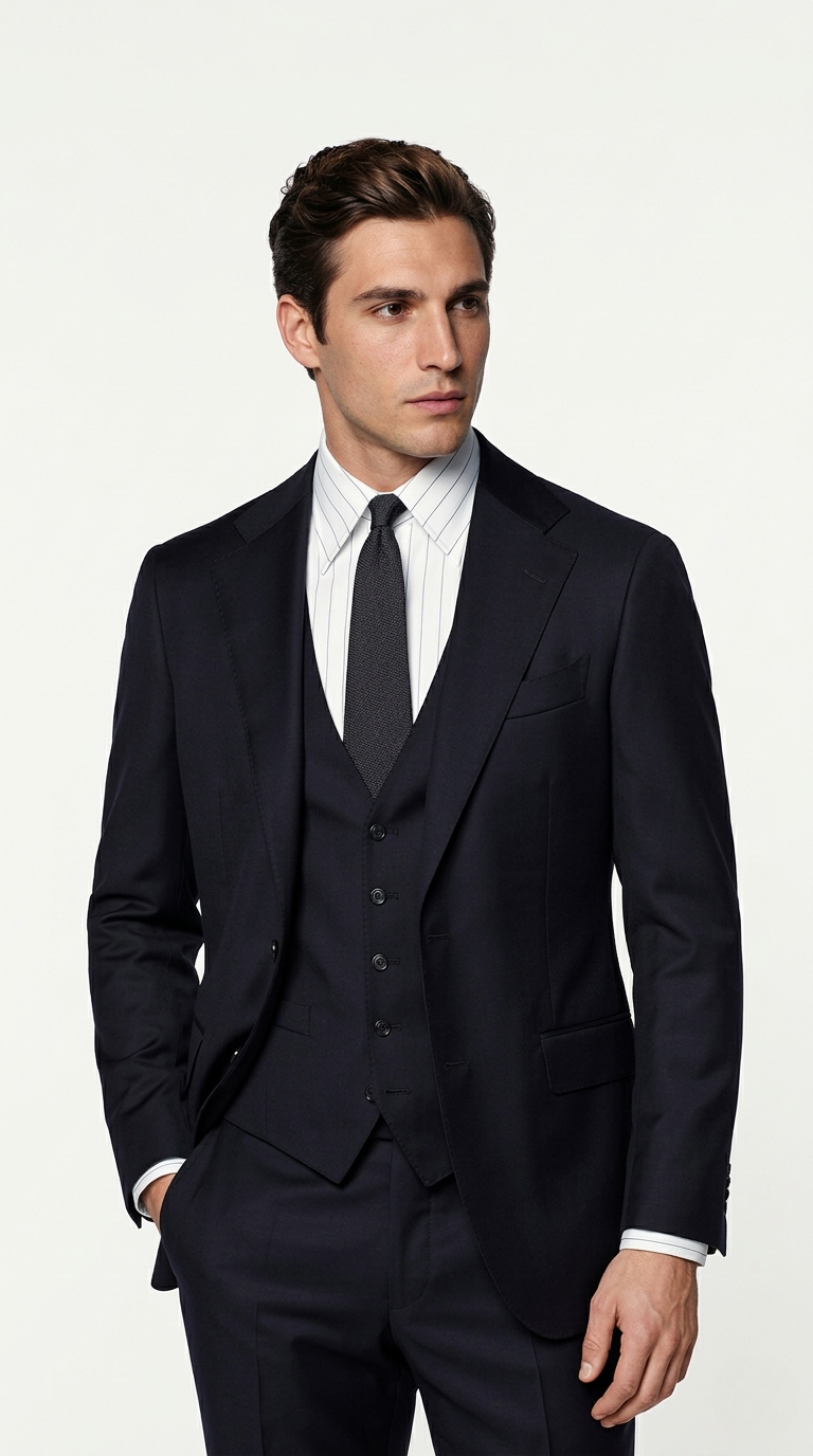 Traje Azul Medianoche 3 Piezas